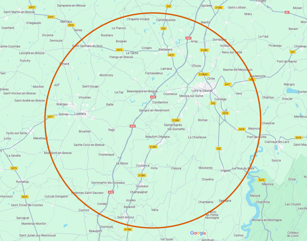 Zone d’intervention